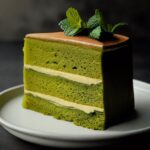 A piece of a kratom sponge cake
